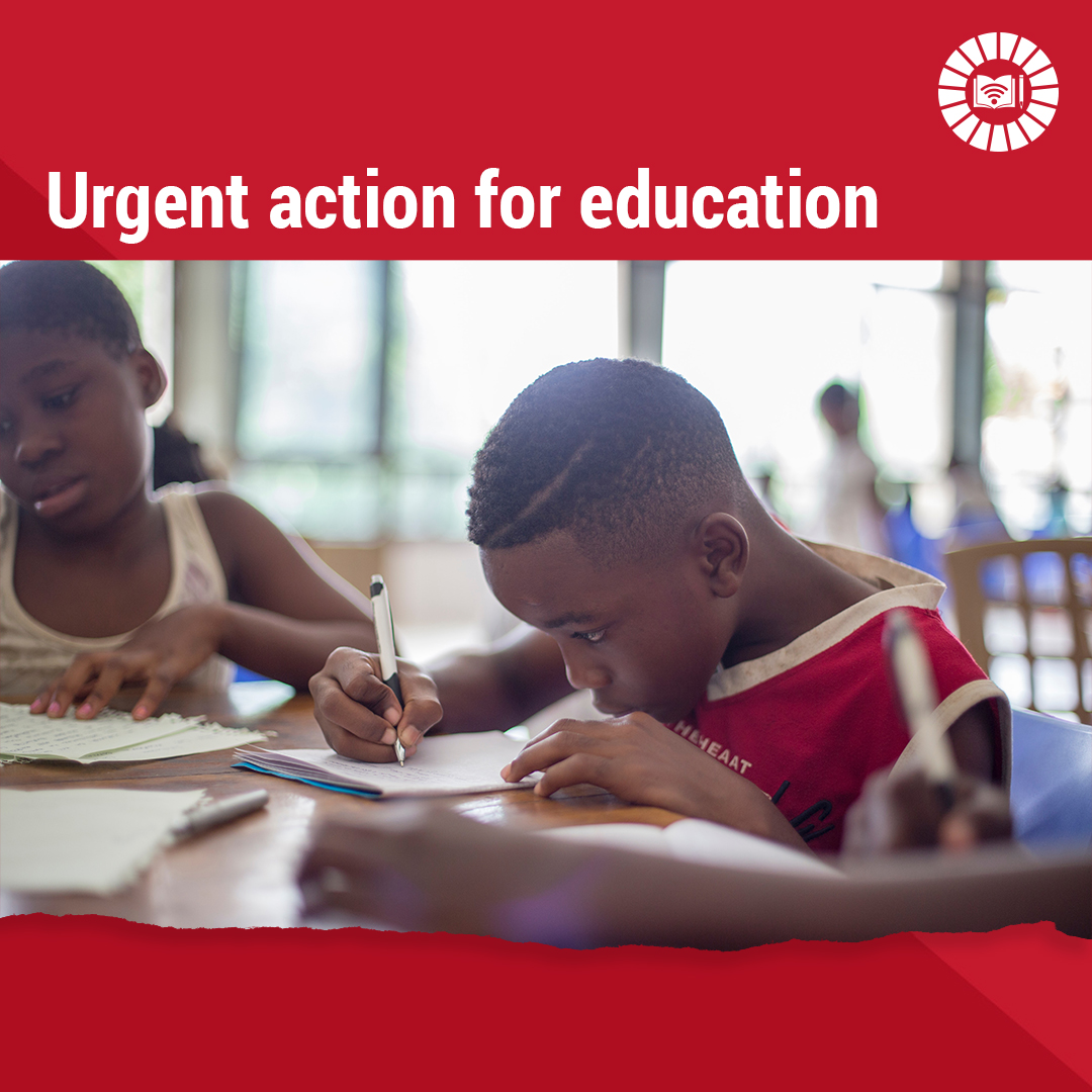 Urgent action for education #LeadingSDG4