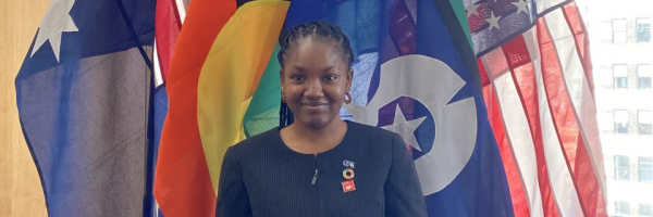 Motunrayo Fatoke au siège de l'ONU