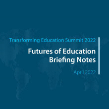 Notes d'information sur les futurs de l'éducation TES 2022