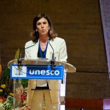 Andorre, Ester Vilarrubla, MoE, c UNESCO, Lily CHAVANCE 1000px.png