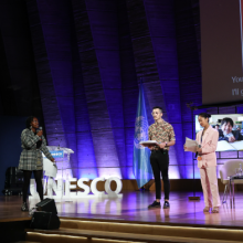 Maria Nguyen, Ulises Brengi, Alice Mukashyaka, AT1, c UNESCO_Marie ETCHEGOYEN 1000px.png