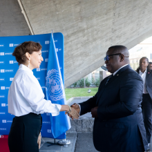 Le comité de pilotage de haut niveau de l'ODD4 préside la bio présidente de la Sierra Leone et la DG de l'UNESCO, A. Azoulay, c UNESCO_Christelle ALIX 1000x.png