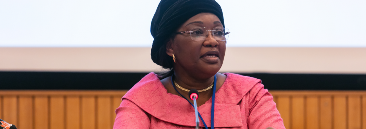 Congo, Delphine Edith Emmanuel Adouki, Ministra de Educación Superior, c UNESCO_Fabrice GENTILE 1000px.png